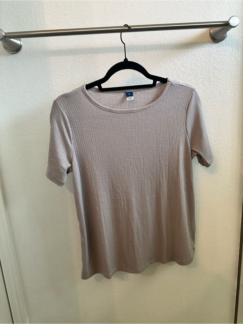 Old Navy Ribbed Short-Sleeve Top - Light Lavender